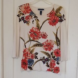 Karen Scott Pullover Top, Size Large